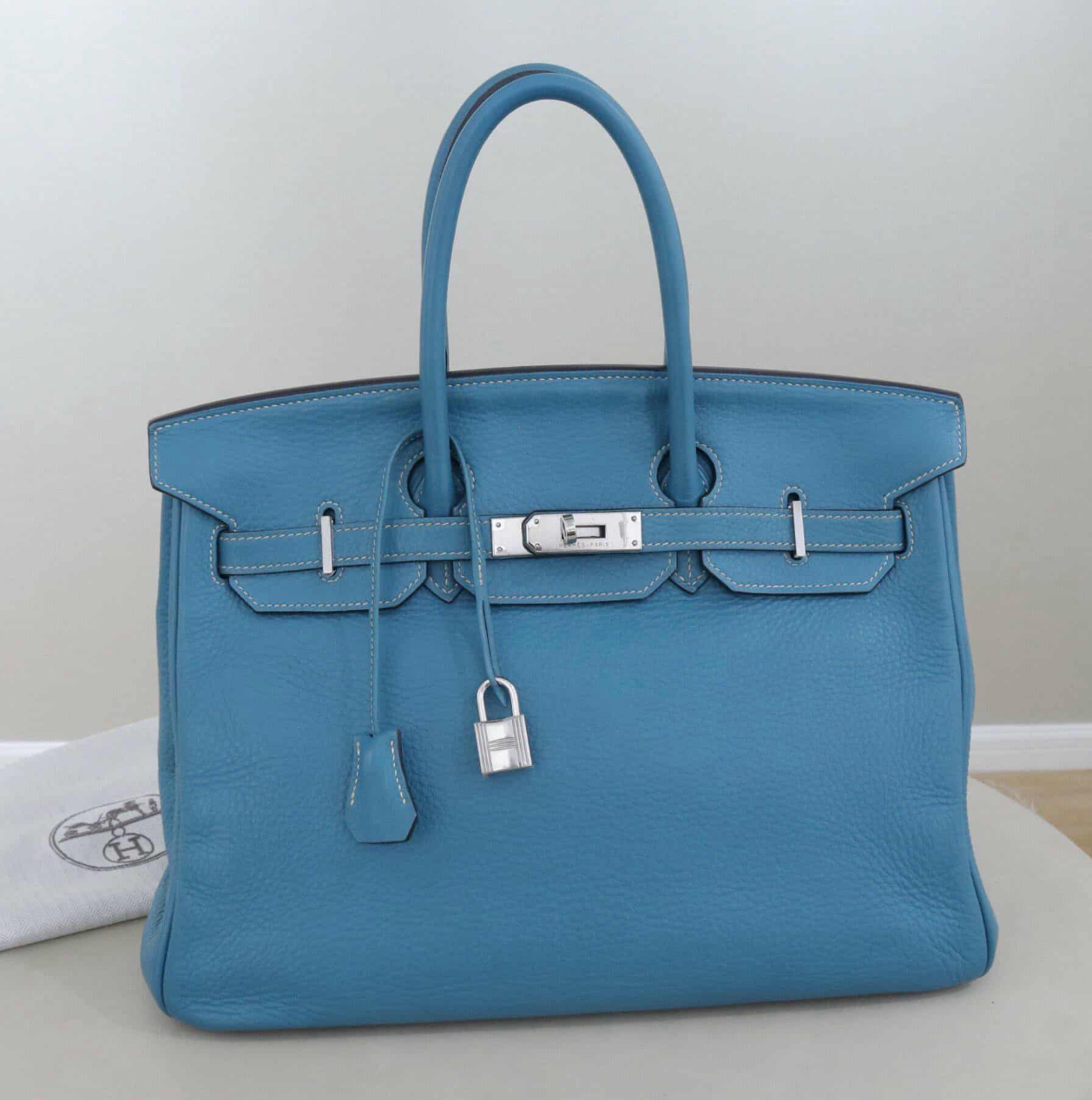 Hermes Birkin Togo 35 - GHW / Blue