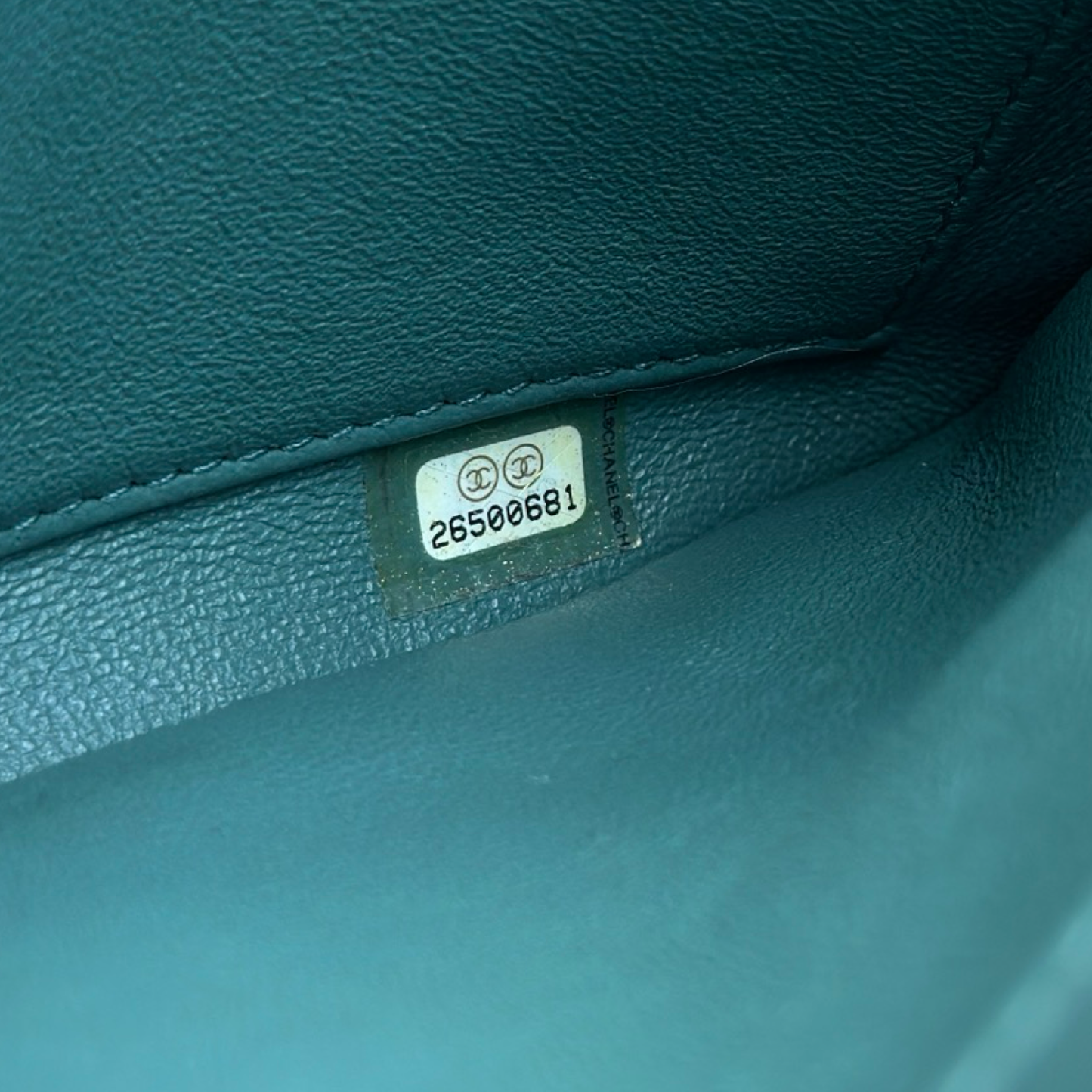Chanel Classic Lambskin Small Treny CC Flap - GHW / Lake Blue