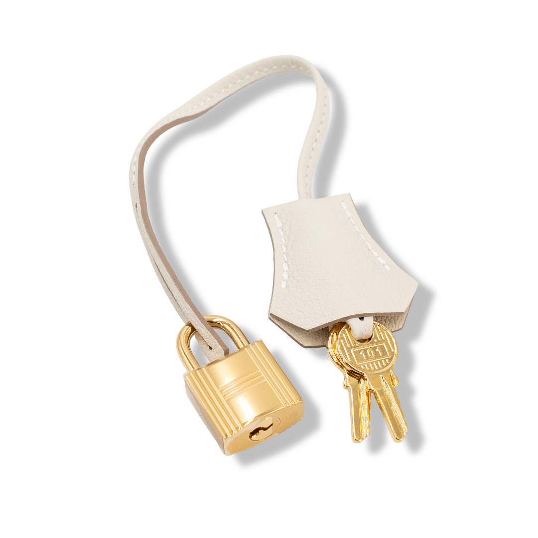 Hermes Togo Birkin 30 Bag - GHW / Craie