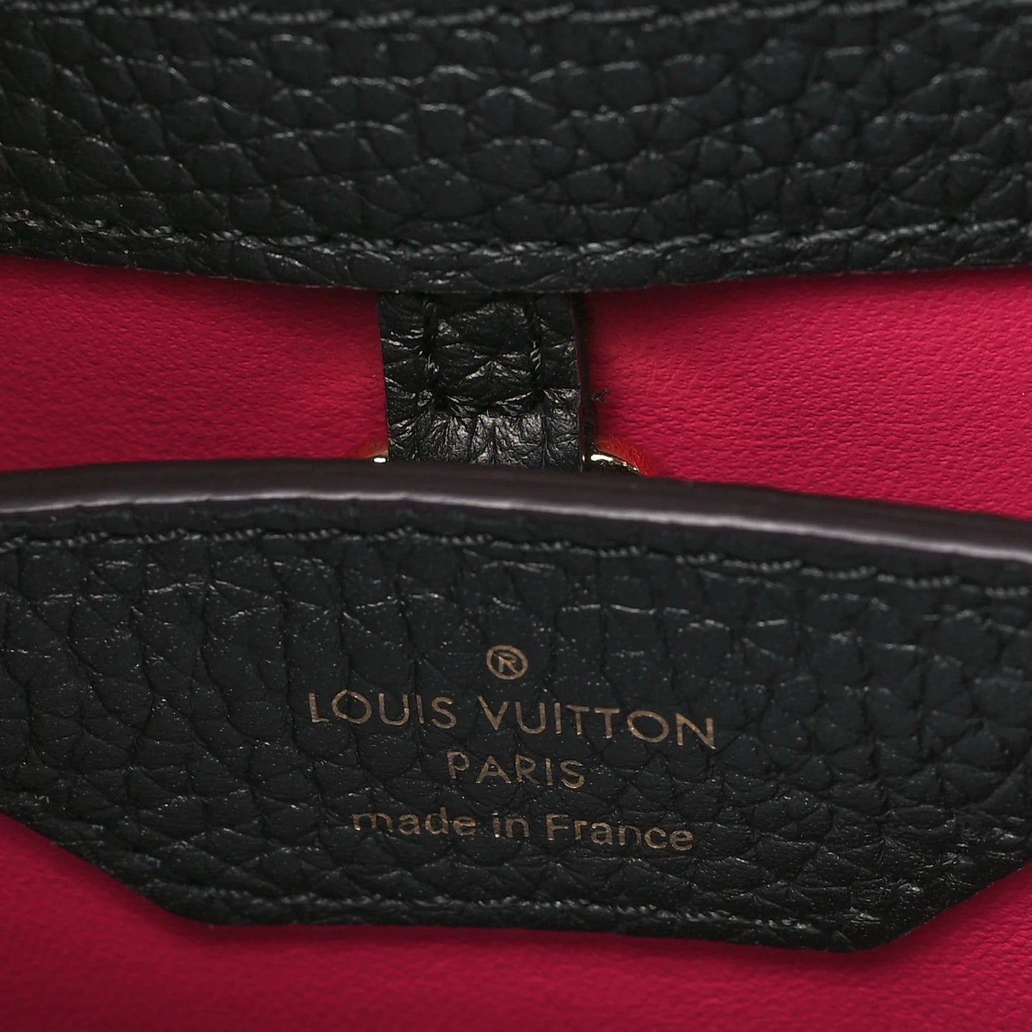 Louis Vuitton Mini Capuchin Bag - GHW / Black