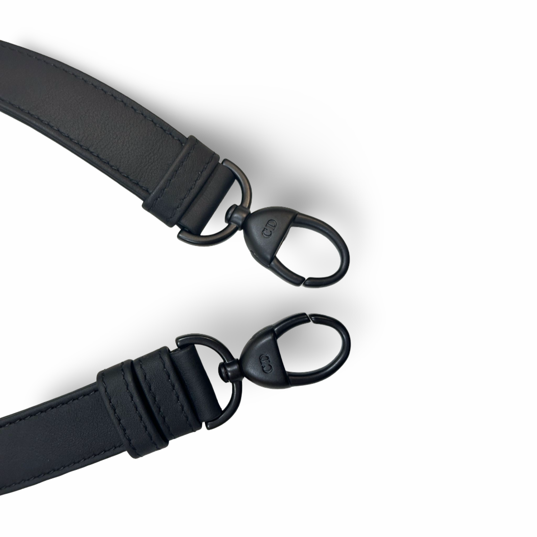 Dior Cannage Calfskin Large Lady All Black Bag Black