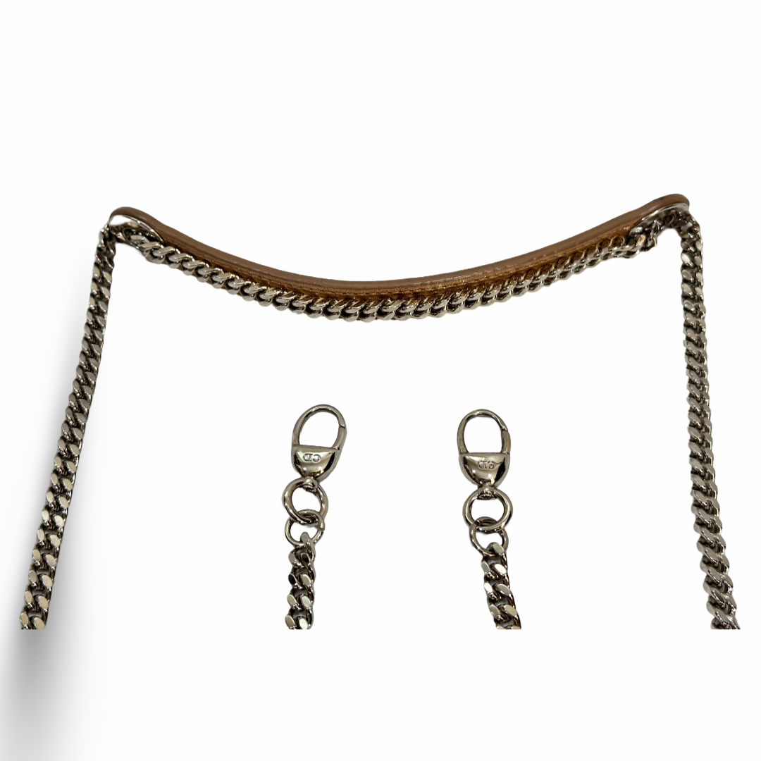 Dior Cannage Lambskin Mini Lady Bag Metallic Gold