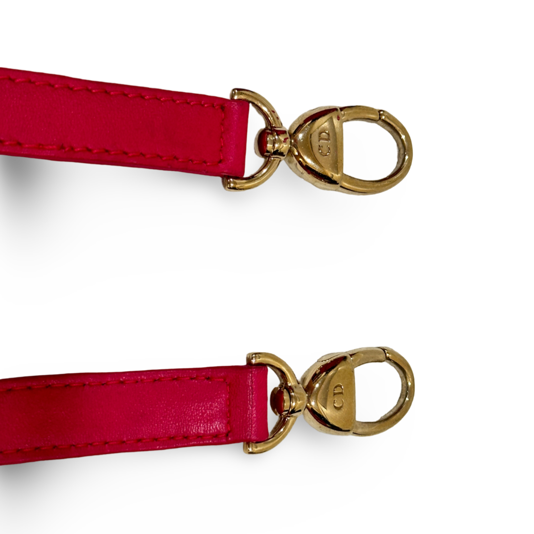 Dior Cannage Lambskin Medium Lady Bag Barbie Pink