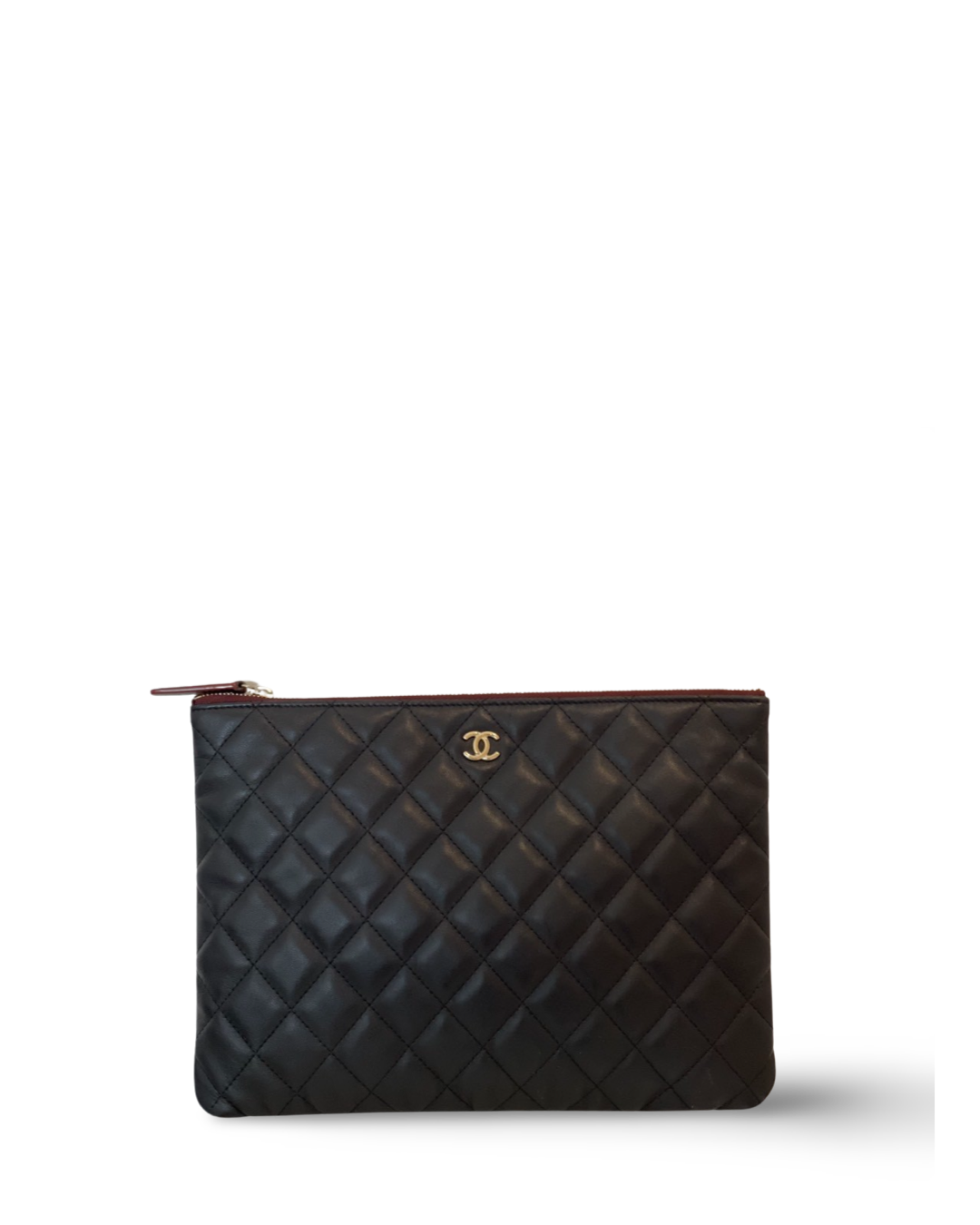 Chanel Classic Lambskin Medium Black Clutch