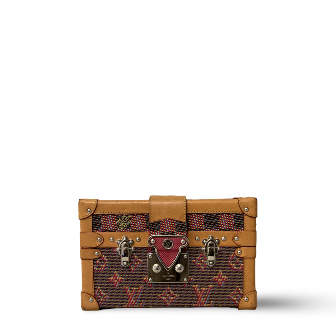Louis Vuitton Monogram Pop Petite Malle Beige Pink Box