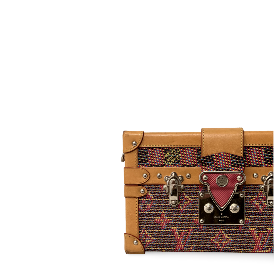 Louis Vuitton Monogram Pop Petite Malle Beige Pink Box