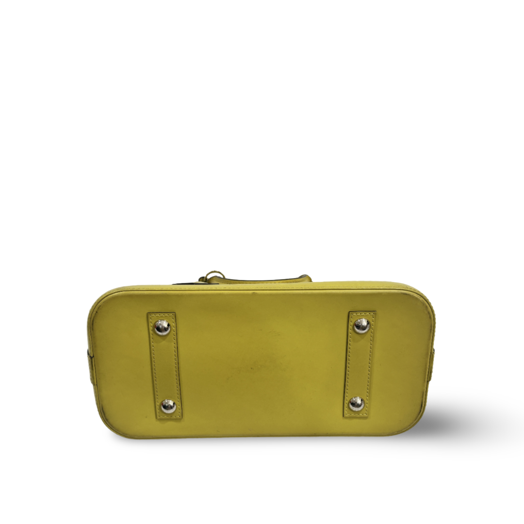 Louis Vuitton Epi Alma PM Yellow Bag