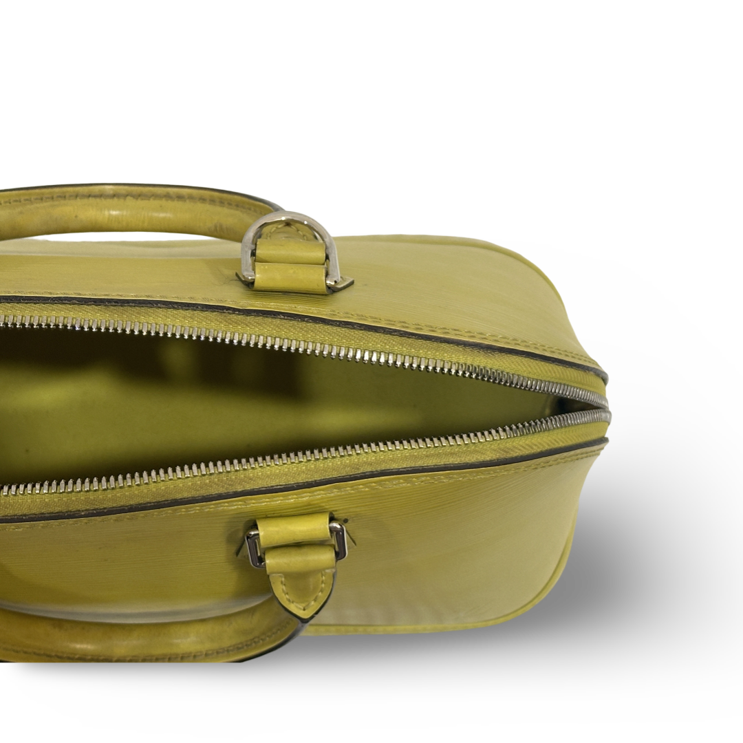 Louis Vuitton Epi Alma PM Yellow Bag