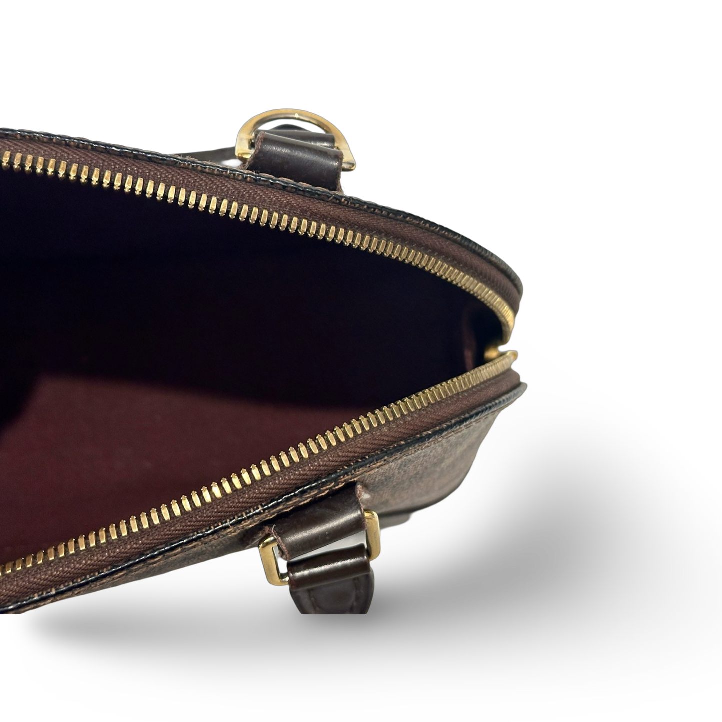 Louis Vuitton Damier Ebene Canvas Alma BB Brown