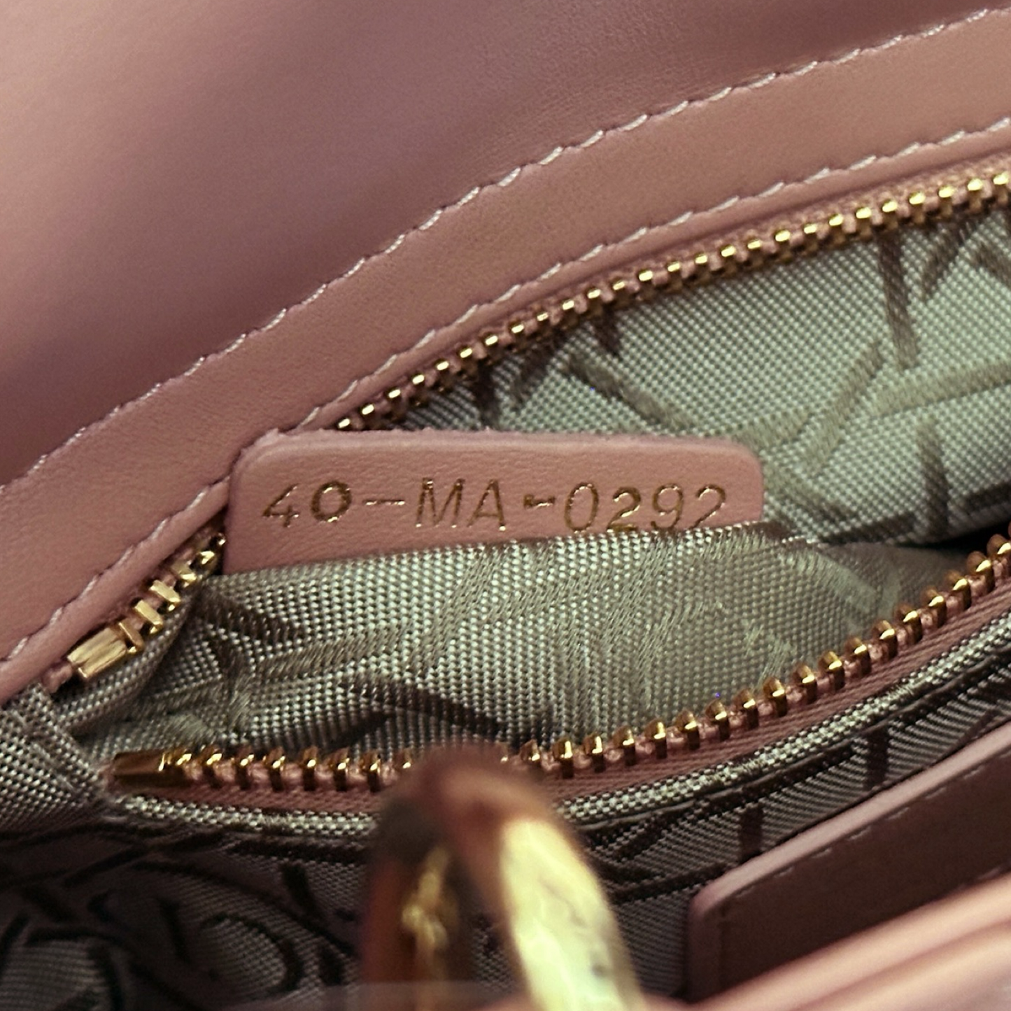 Dior Classic Lambskin Mini Lady Dior Bag - GHW / Blush Pink