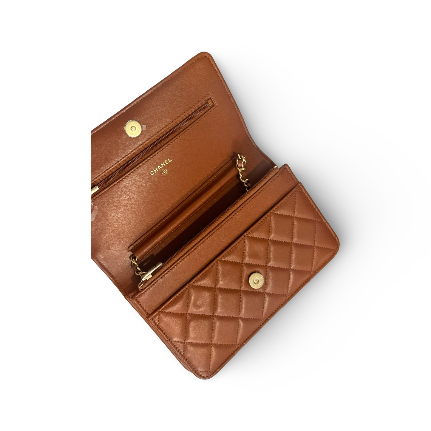 Chanel Classic Lambskin WOC - GHW / Brown