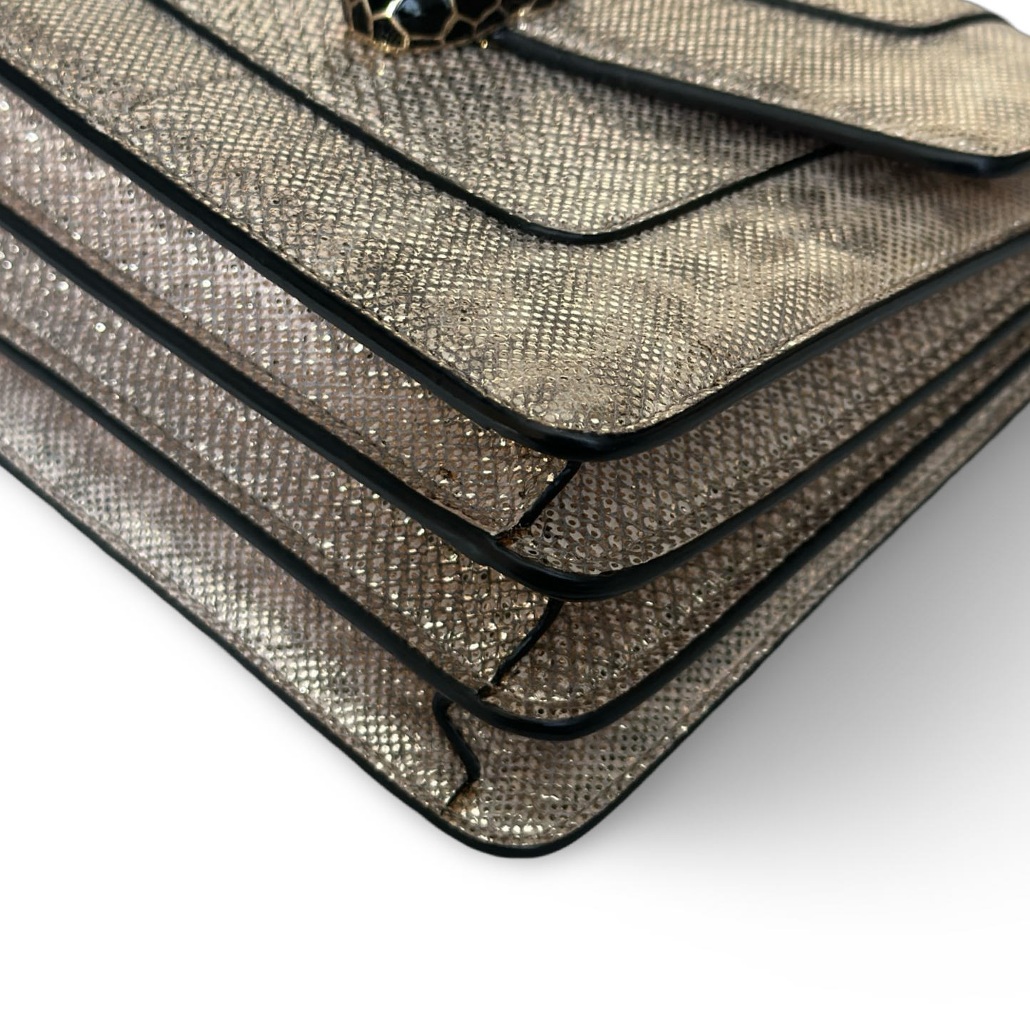 Bvlgari Snake Skin Serpenti Forever Crossbody - GHW / Bronze