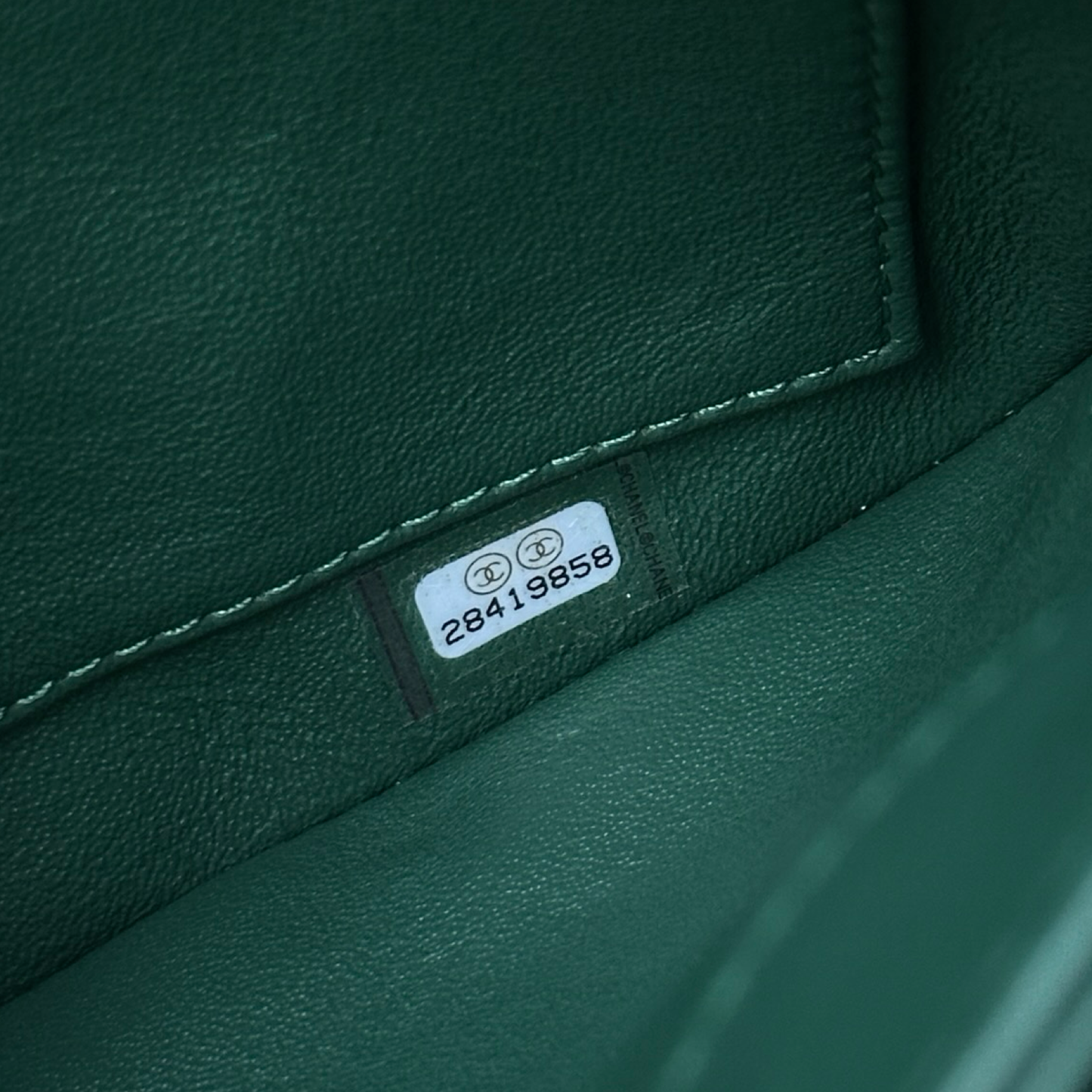 Chanel Classic Lambskin Small Trendy CC Bag - GHW / Green
