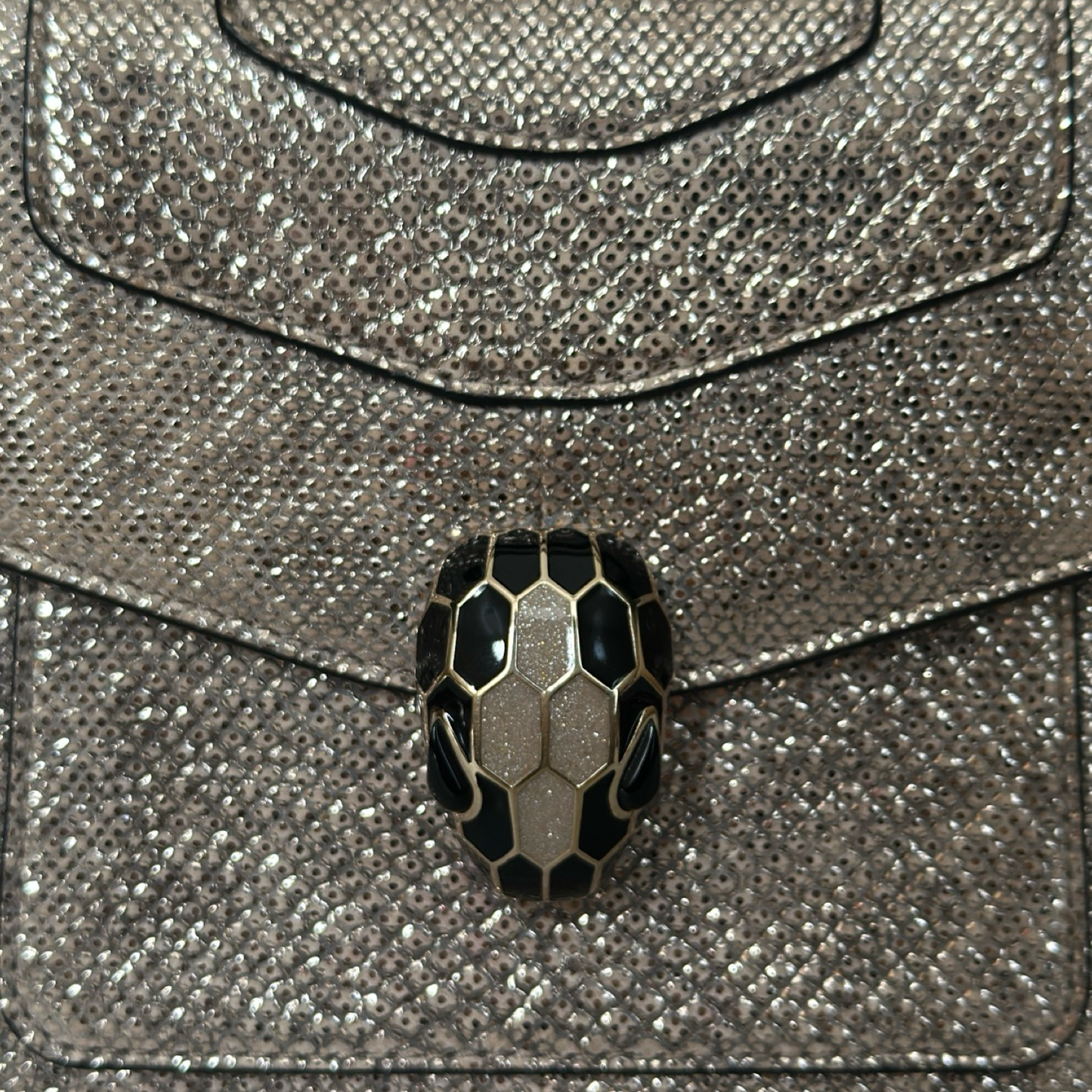 Bvlgari Snake Skin Serpenti Forever Crossbody - GHW / Bronze