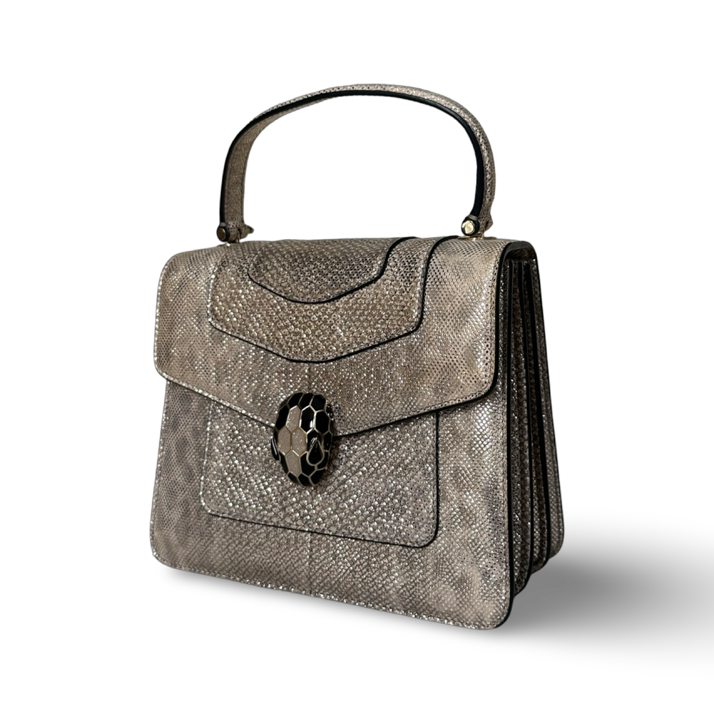 Bvlgari Snake Skin Serpenti Forever Crossbody - GHW / Bronze