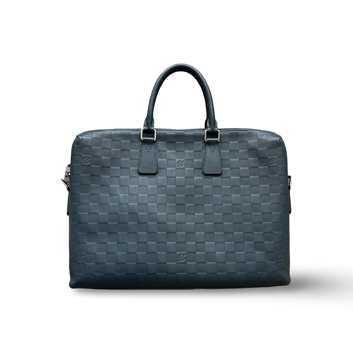 Louis Vuitton Damier Infini Porte-Documents w/ Strap - Navy