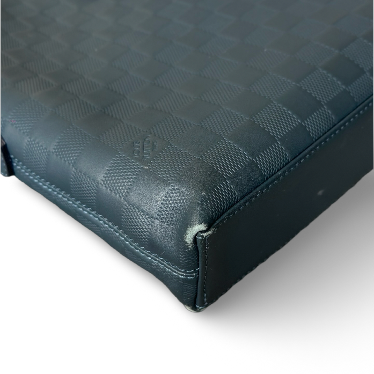 Louis Vuitton Damier Infini Porte-Documents w/ Strap - Navy