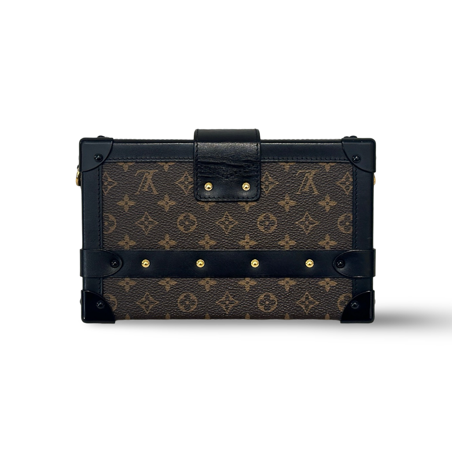 Louis Vuitton Monogram Petite Malle Beige Box