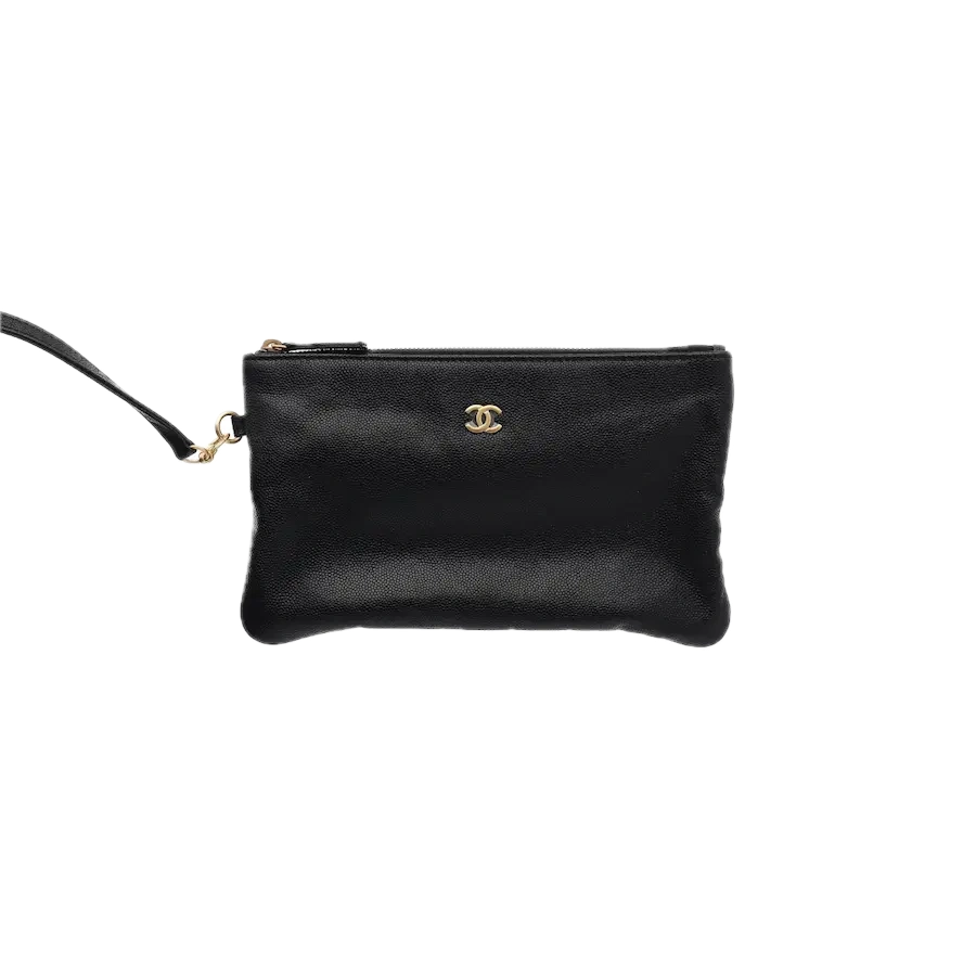 Chanel Quilted Caviar Medium 25Bag - GHW/ Black