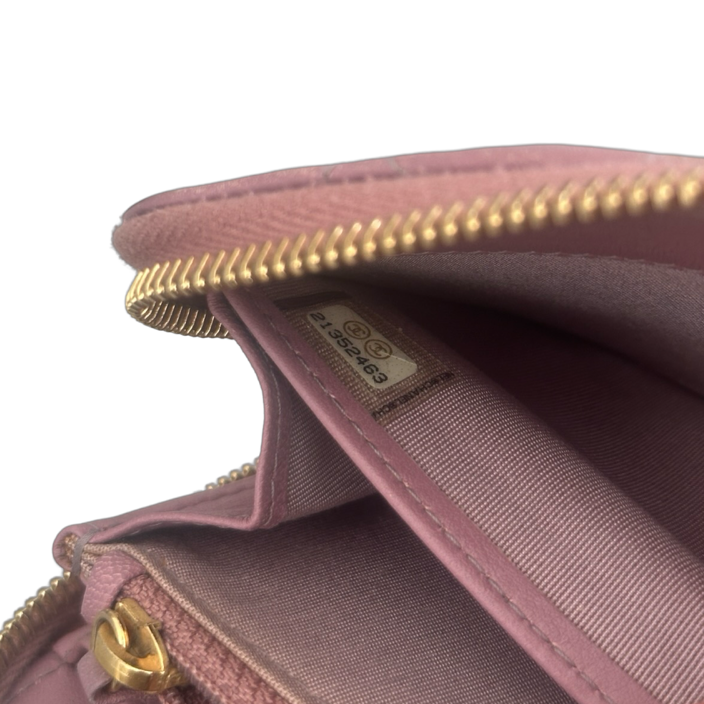 Chanel Classic Lambskin Long Wallet - GHW / Pink