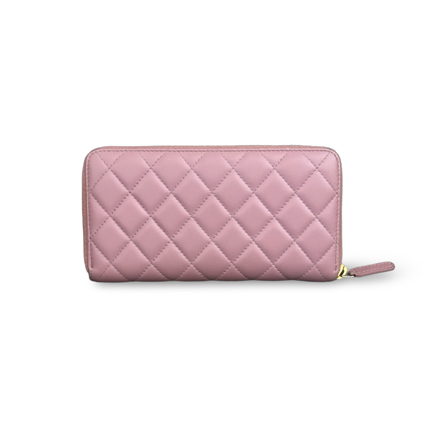 Chanel Classic Lambskin Long Wallet - GHW / Pink