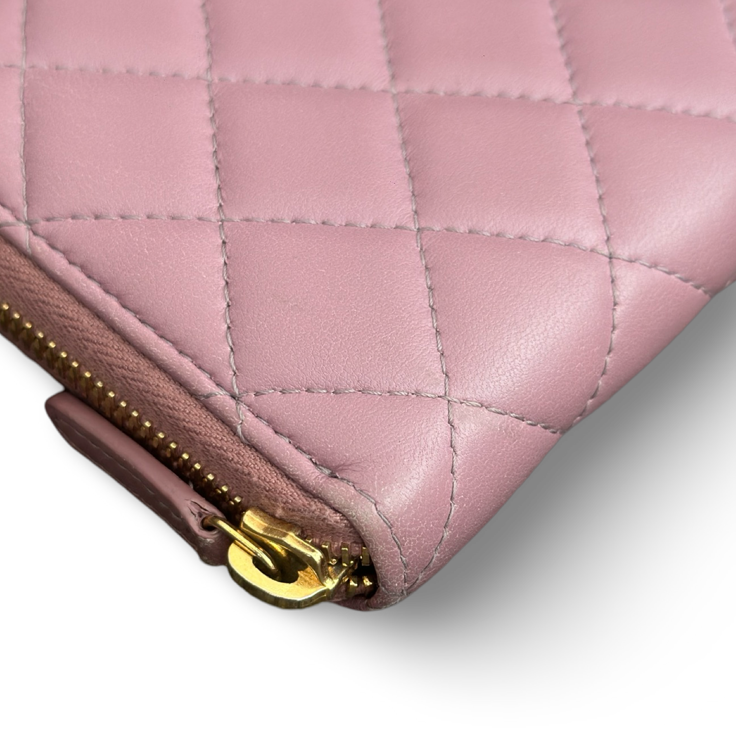 Chanel Classic Lambskin Long Wallet - GHW / Pink