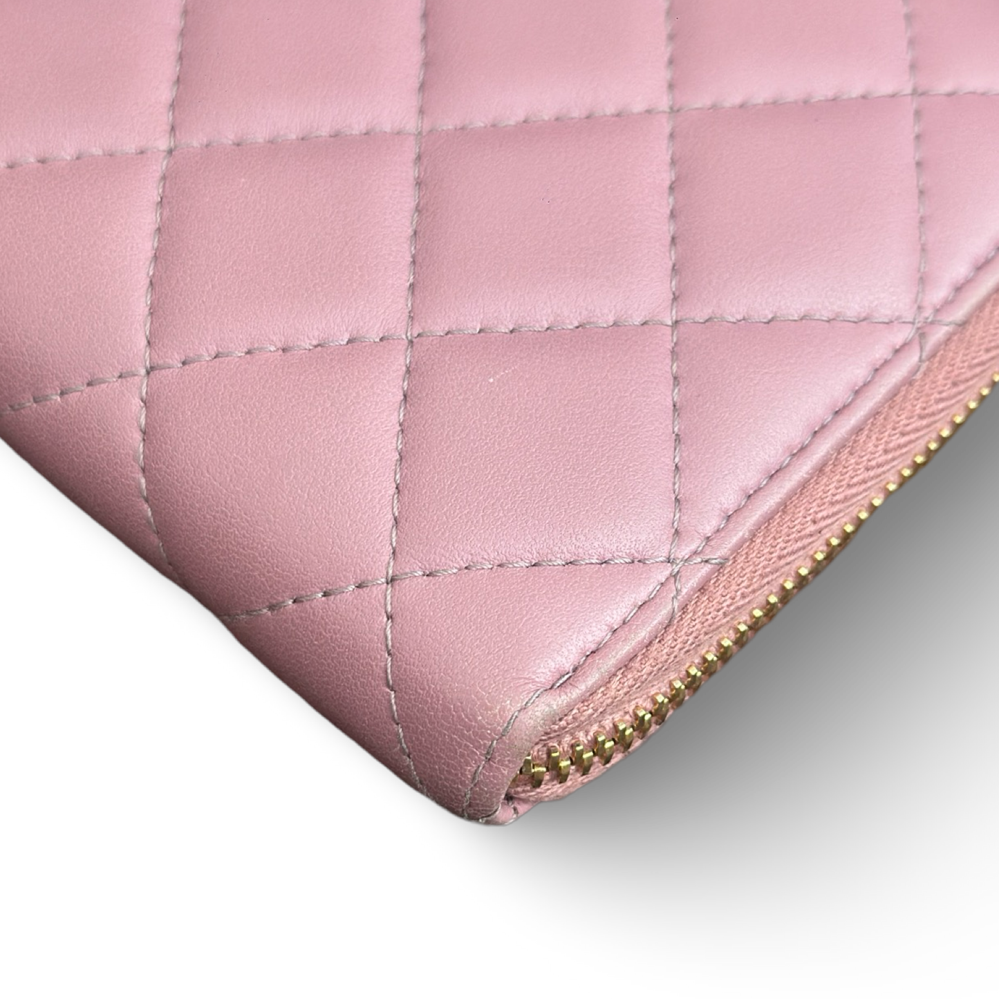Chanel Classic Lambskin Long Wallet - GHW / Pink