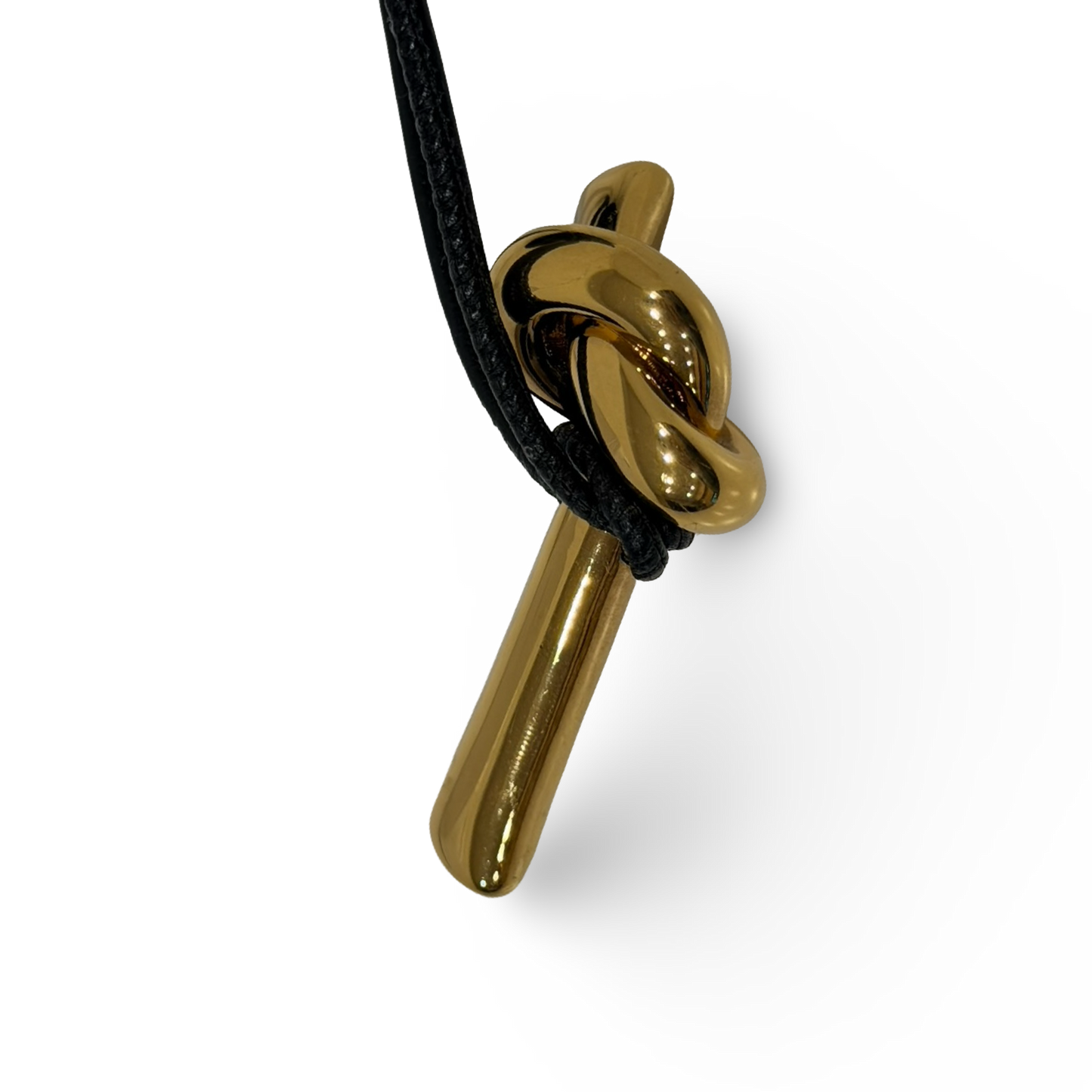 Bottega Veneta Andiamo Clutch - GHW / Chocolate