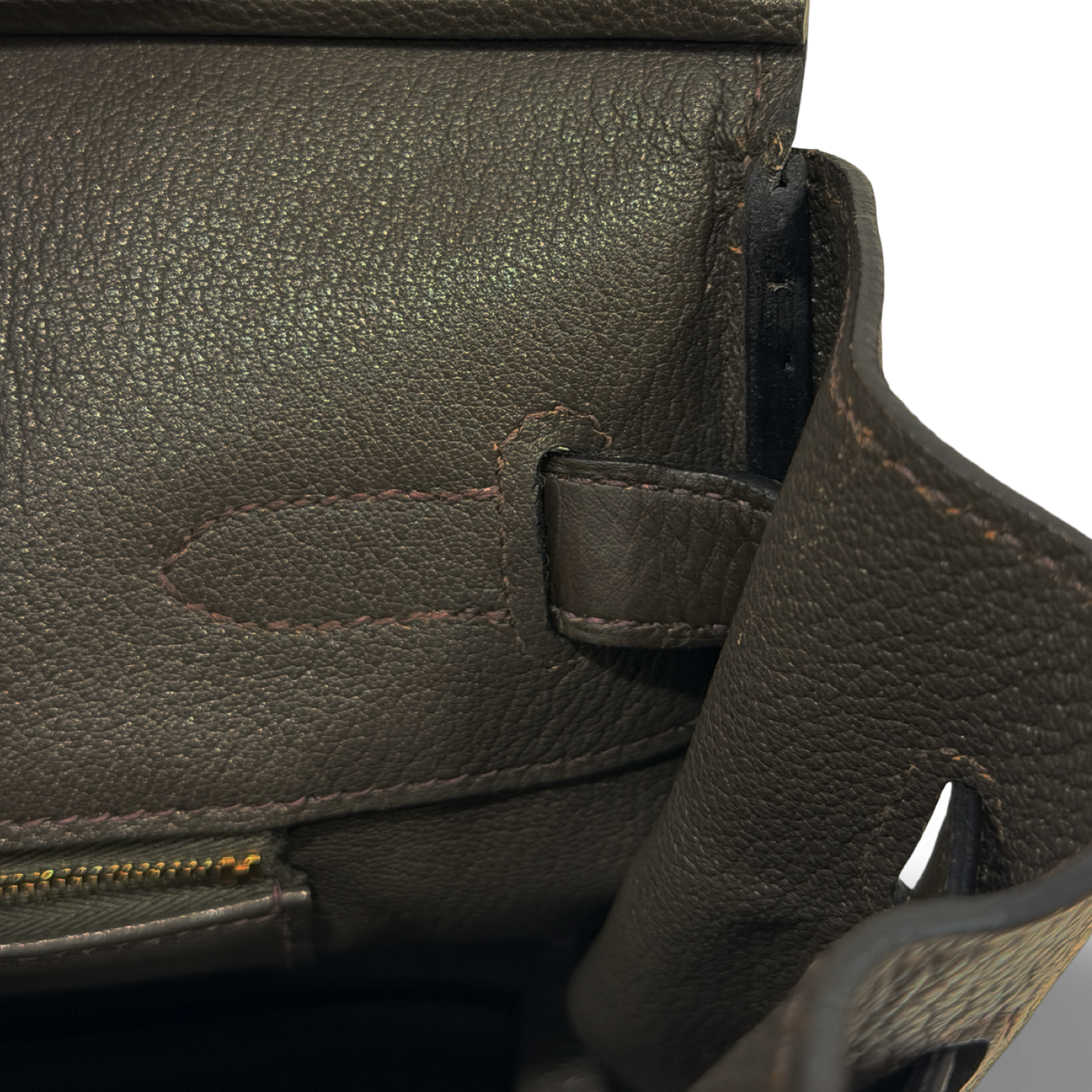 Hermes Togo Birkin 35 Bag - GHW / Etain