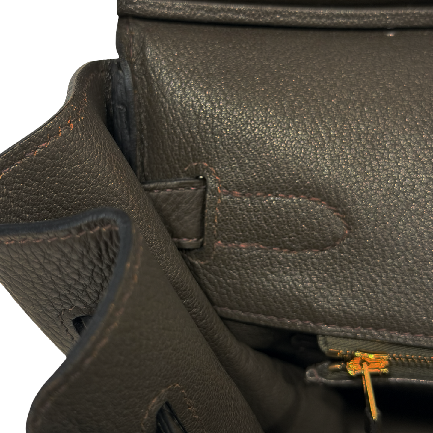 Hermes Togo Birkin 35 Bag - GHW / Etain