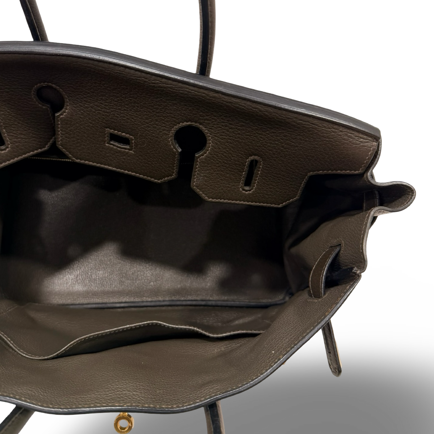 Hermes Togo Birkin 35 Bag - GHW / Etain