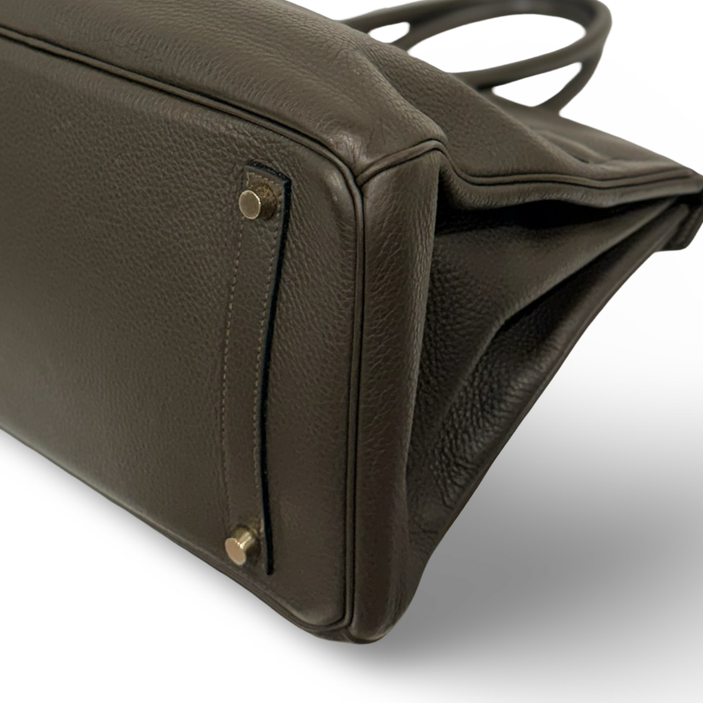 Hermes Togo Birkin 35 Bag - GHW / Etain