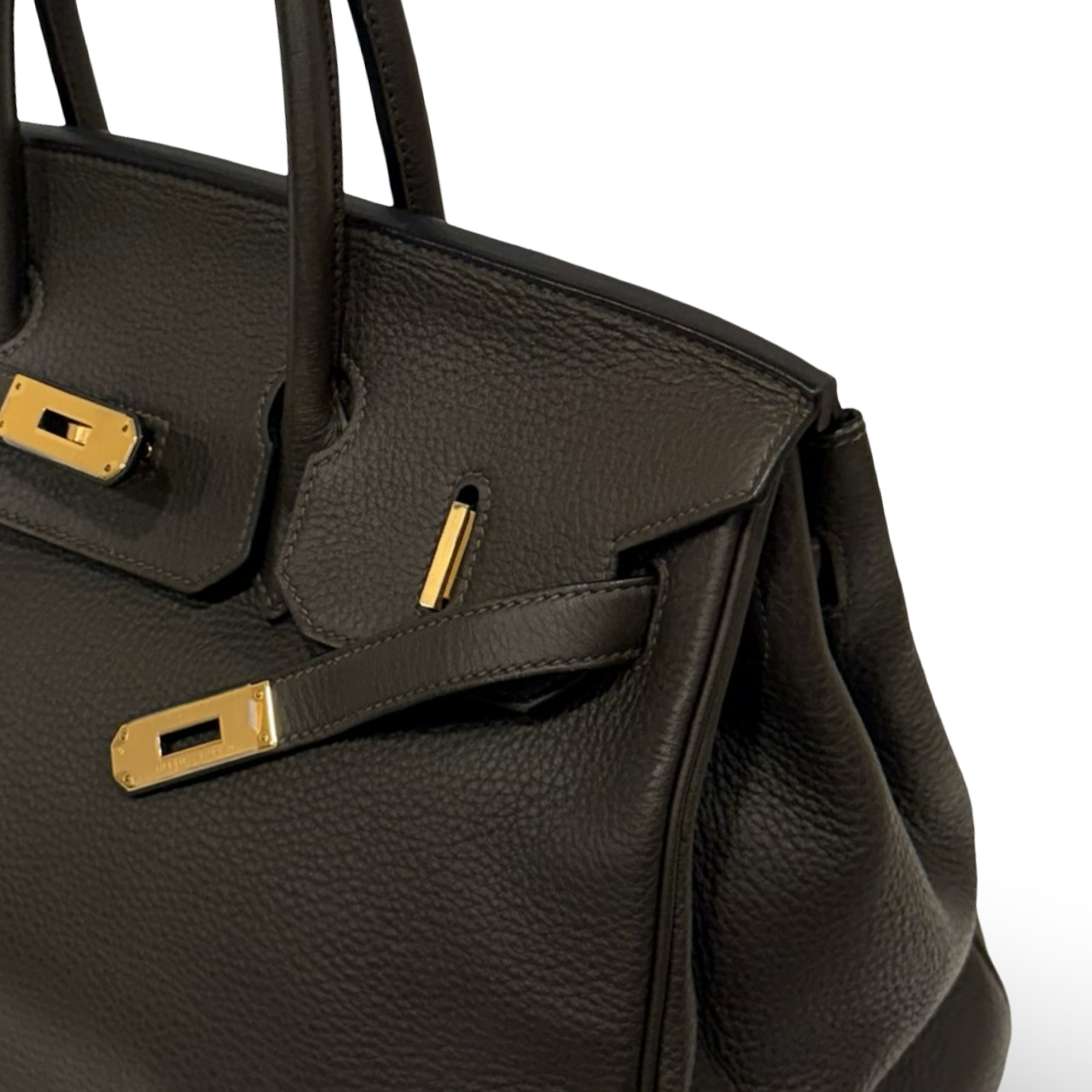 Hermes Togo Birkin 35 Bag - GHW / Etain