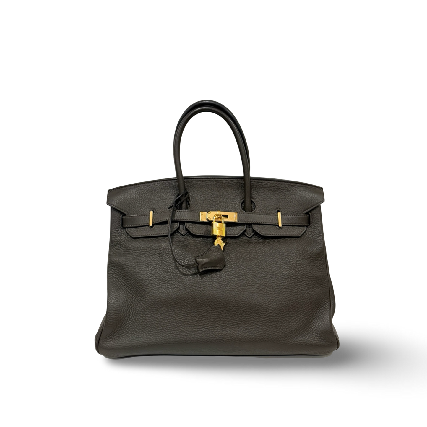Hermes Togo Birkin 35 Bag - GHW / Etain