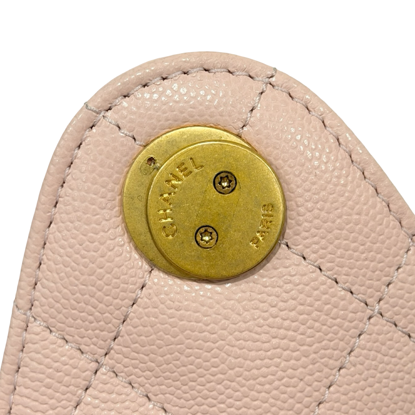 Chanel Quilted Caviar Small 25 Bag - GHW / Pink