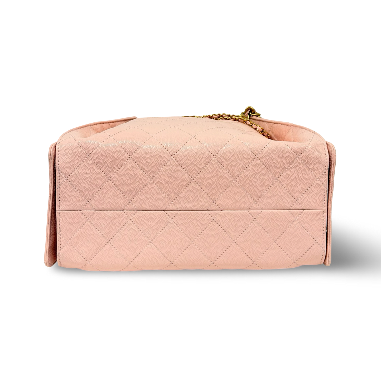 Chanel Quilted Caviar Small 25 Bag - GHW / Pink