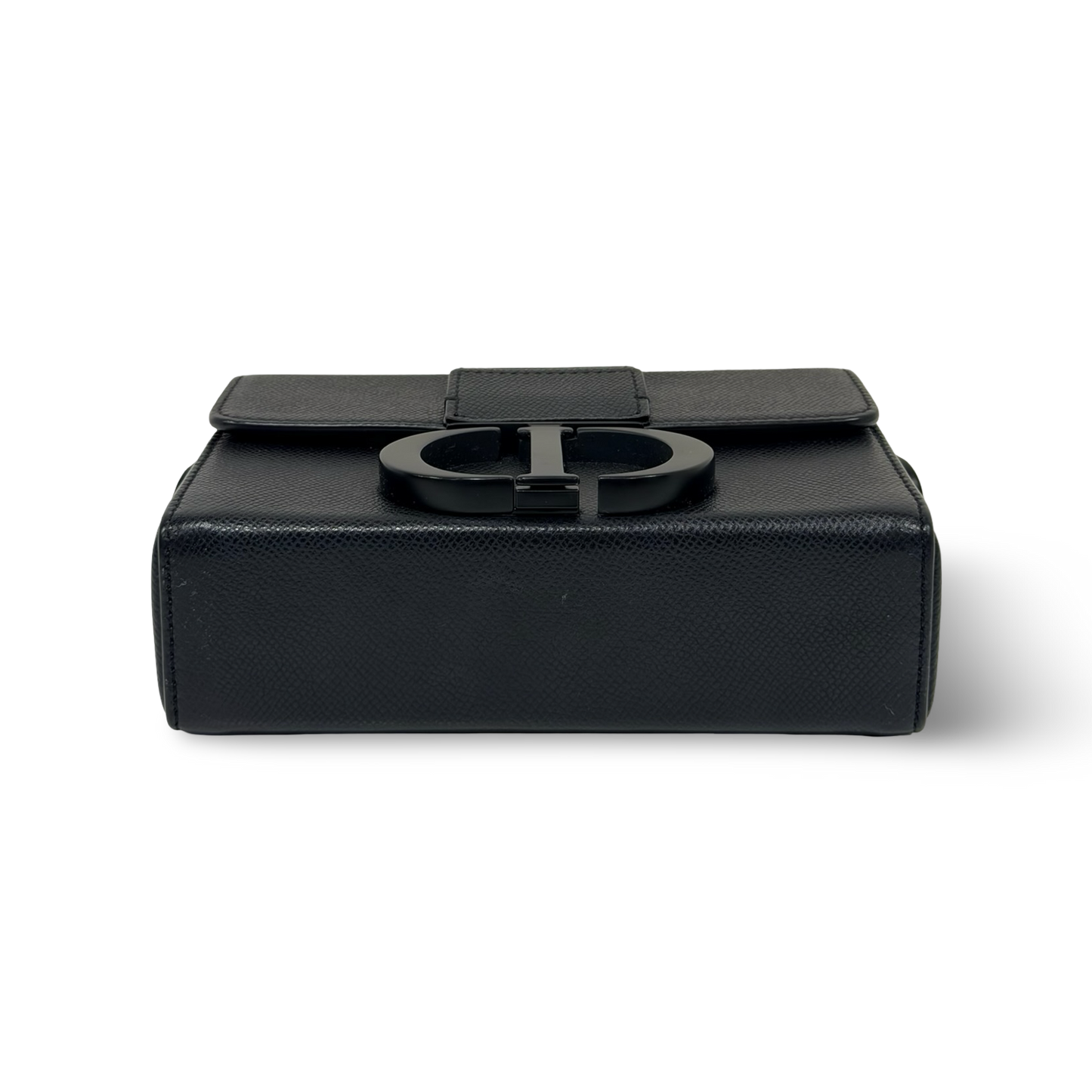 Dior Calfskin Ultra Matte 30 Montaigne Box Shoulder Bag - Black Metal / Black