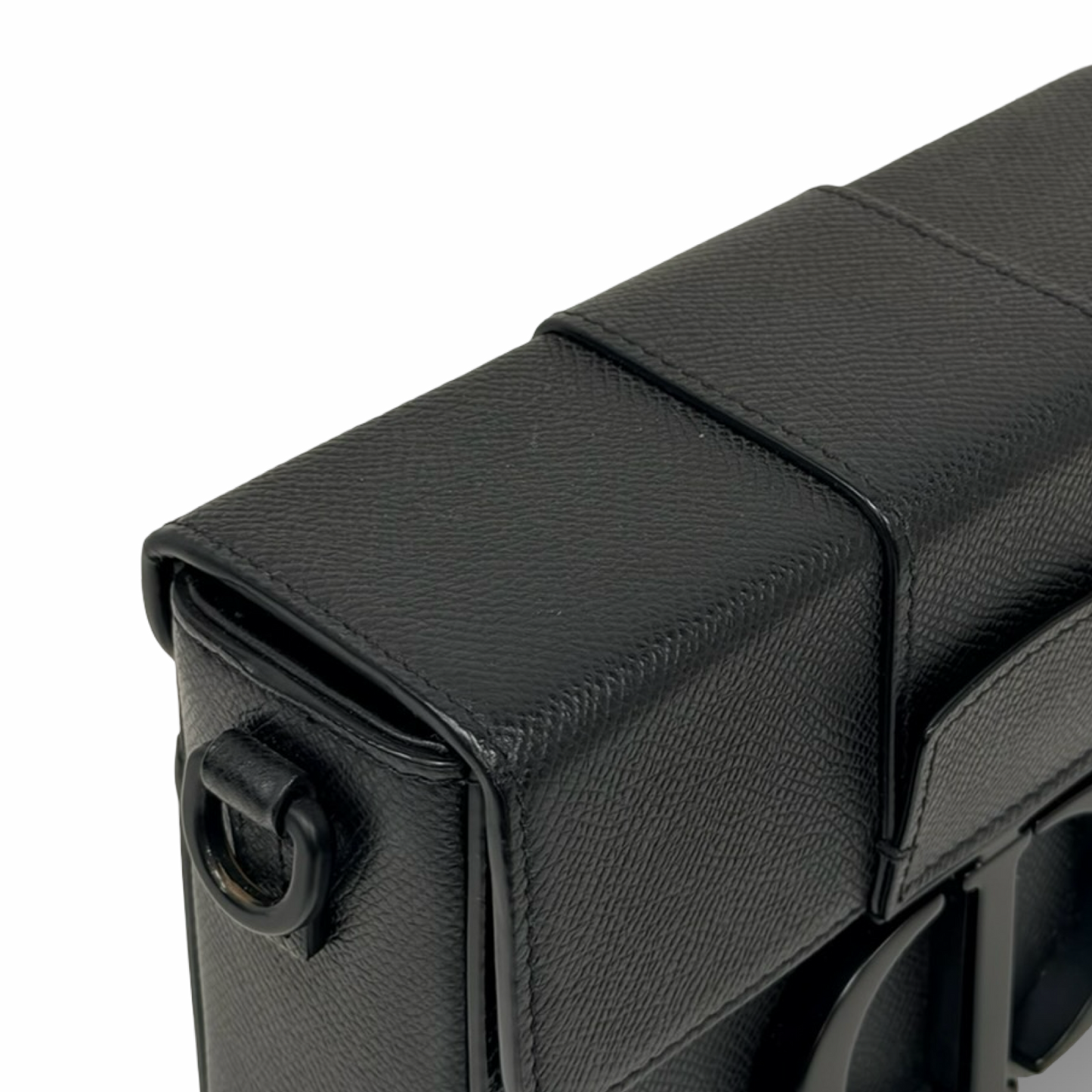 Dior Calfskin Ultra Matte 30 Montaigne Box Shoulder Bag - Black Metal / Black