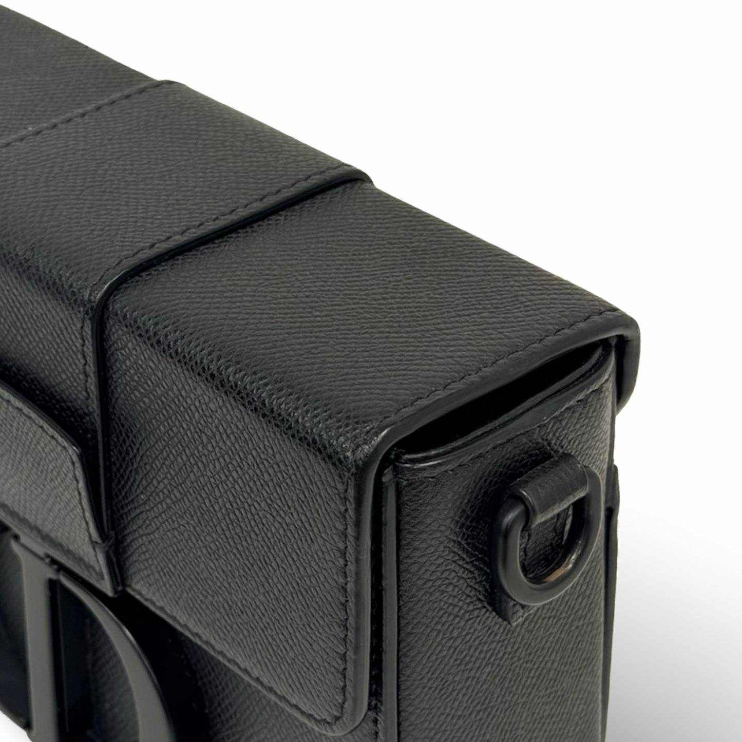 Dior Calfskin Ultra Matte 30 Montaigne Box Shoulder Bag - Black Metal / Black