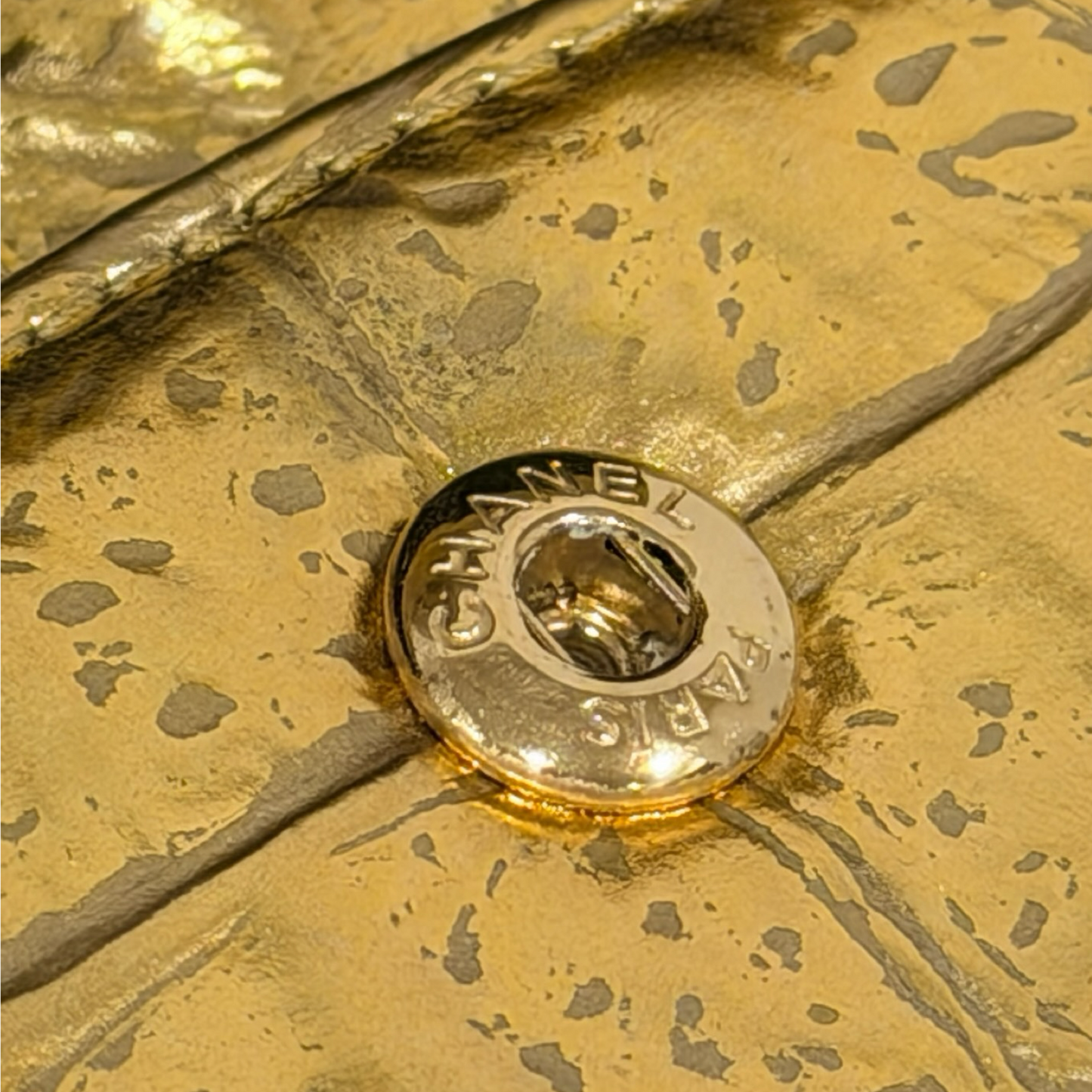 Chanel Crocodile Embossed Double Flap Bag - GHW / Gold