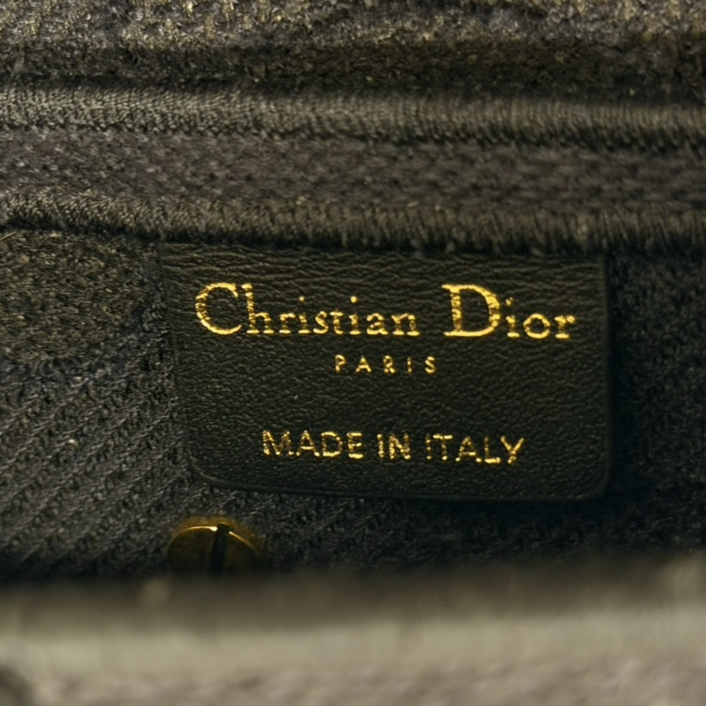 Dior Denim Medium Saddle Bag - GHW / Blue