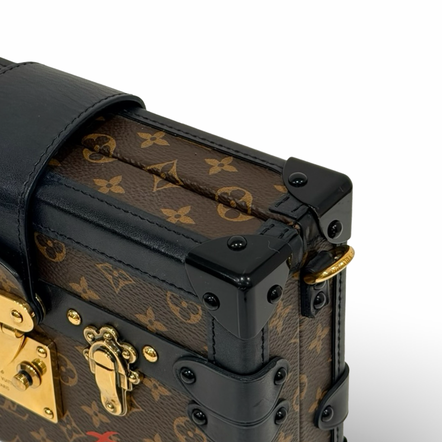 Louis Vuitton Monogram Petite Malle Bag - GHW / Brown