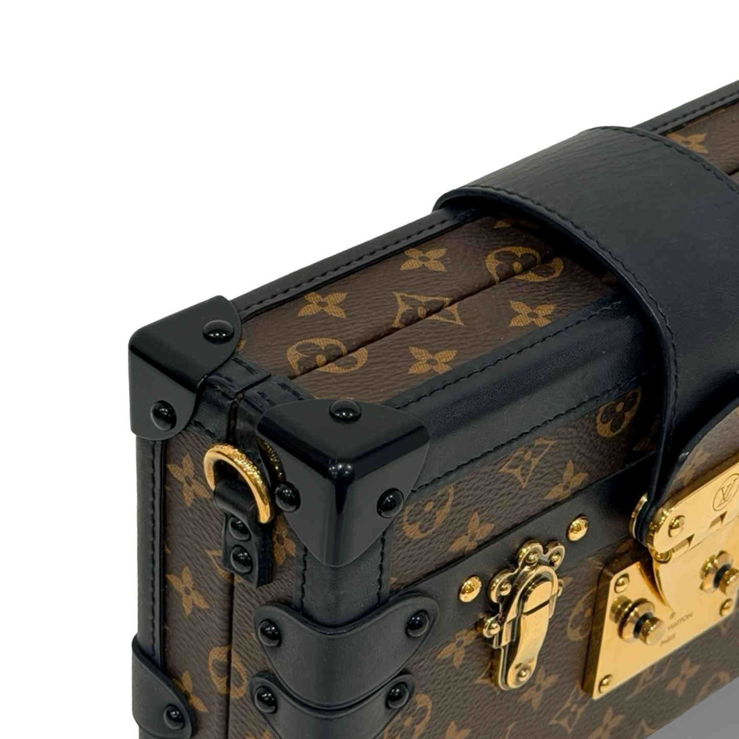Louis Vuitton Monogram Petite Malle Bag - GHW / Brown