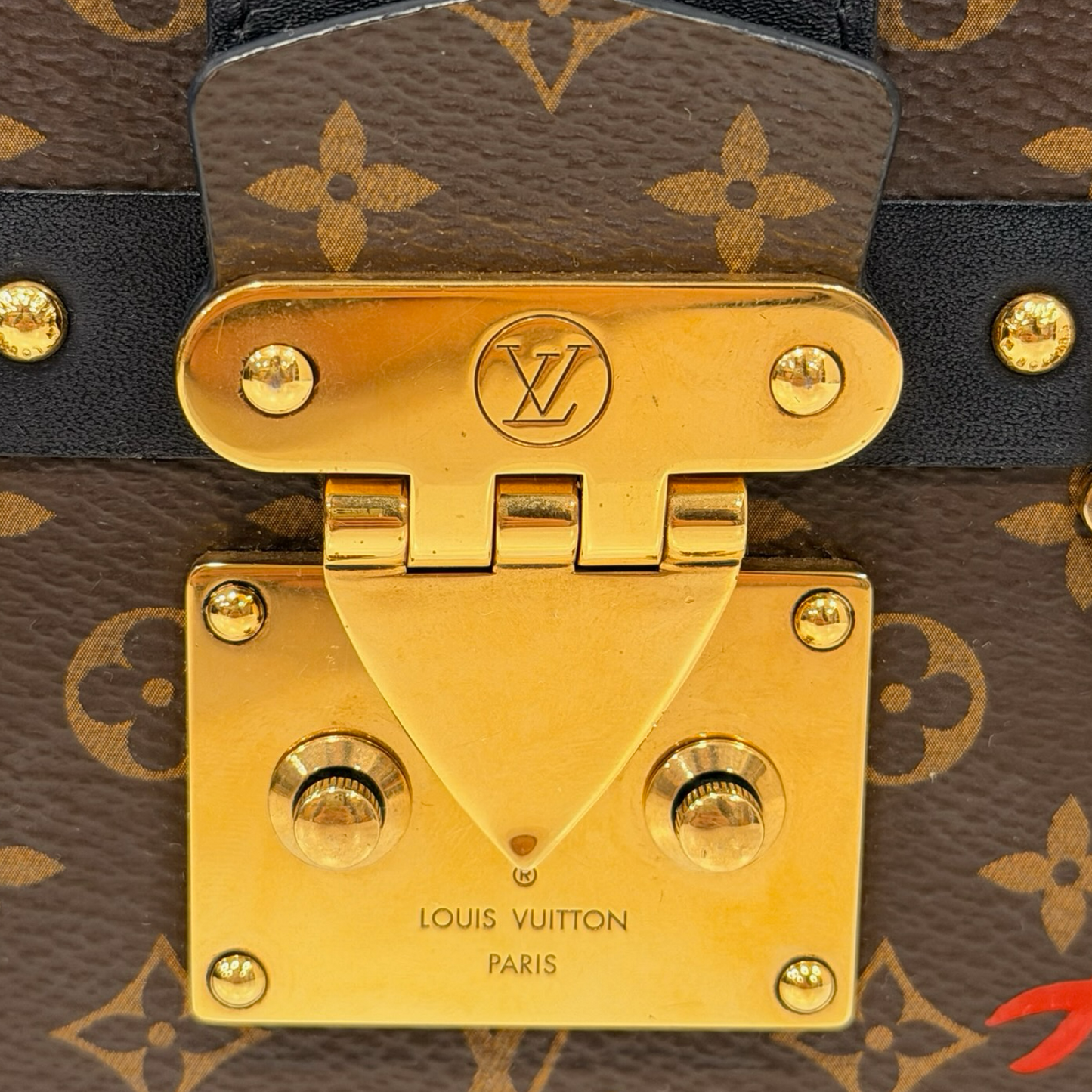 Louis Vuitton Monogram Petite Malle Bag - GHW / Brown