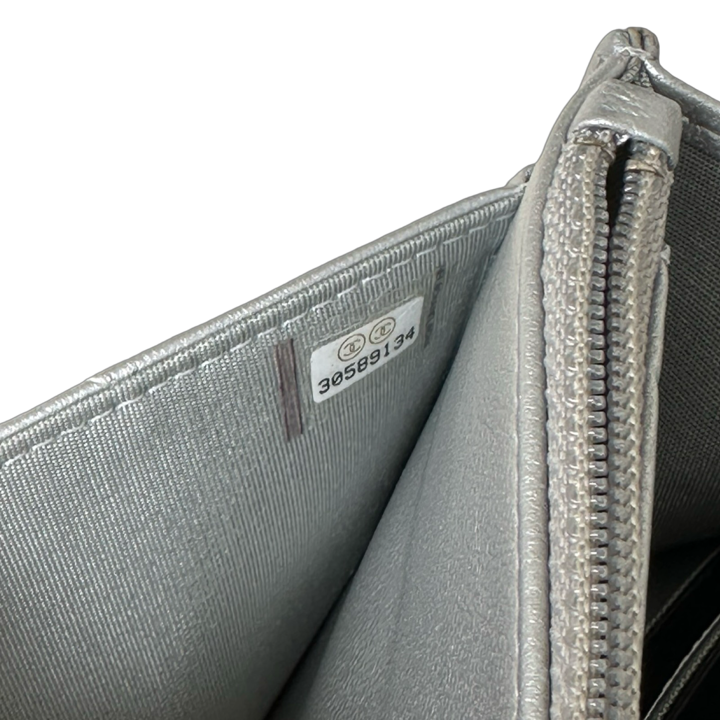 Chanel Quilted Lambskin 19 WOC - Gold and Silver Hardware Silver