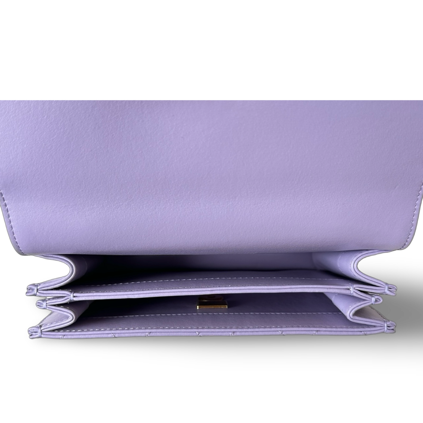 Chanel Classic Lambskin 24A Top handle Small Flap - GHW / Light Purple