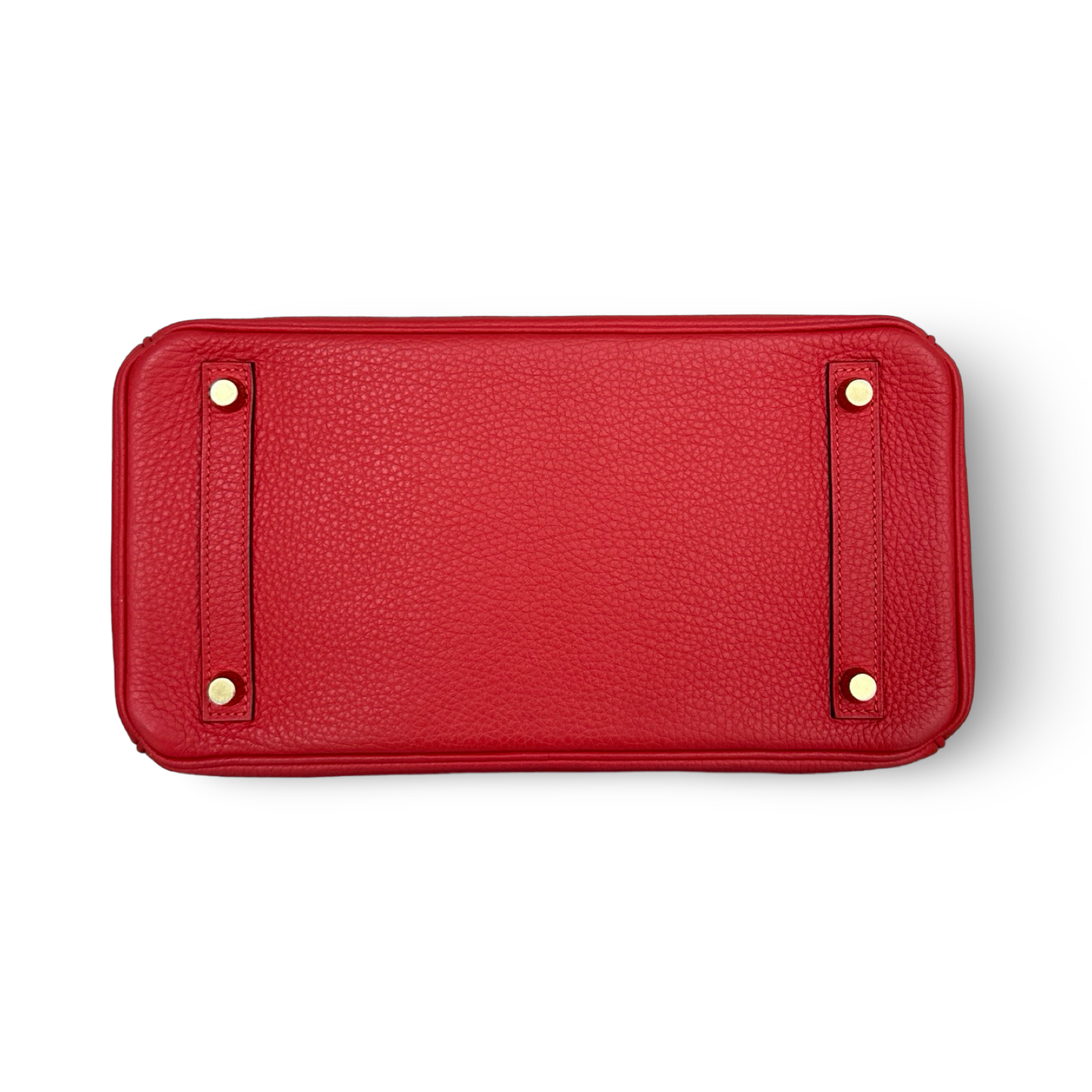 Hermes Togo Birkin 30 - Gold / Red