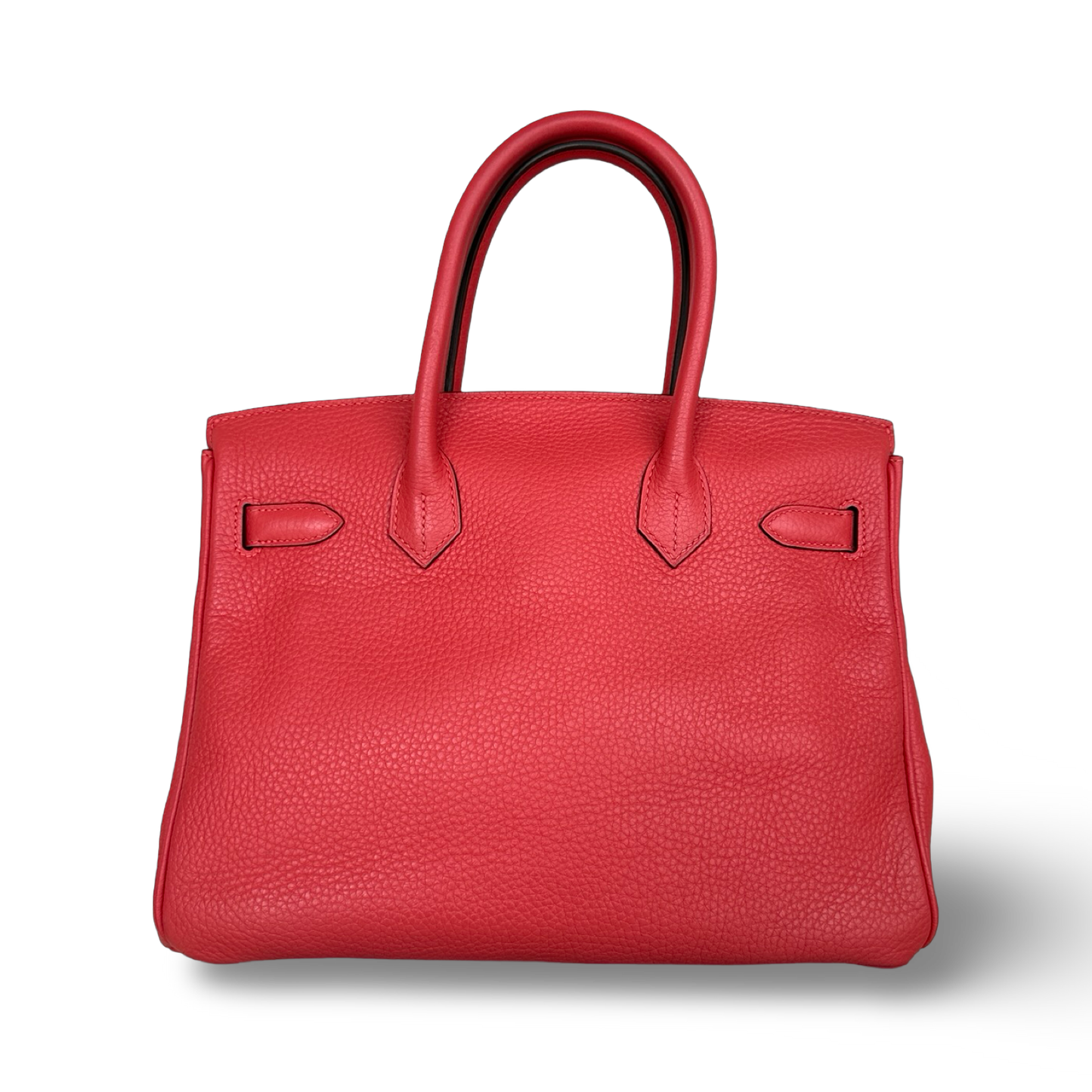 Hermes Togo Birkin 30 - Gold / Red