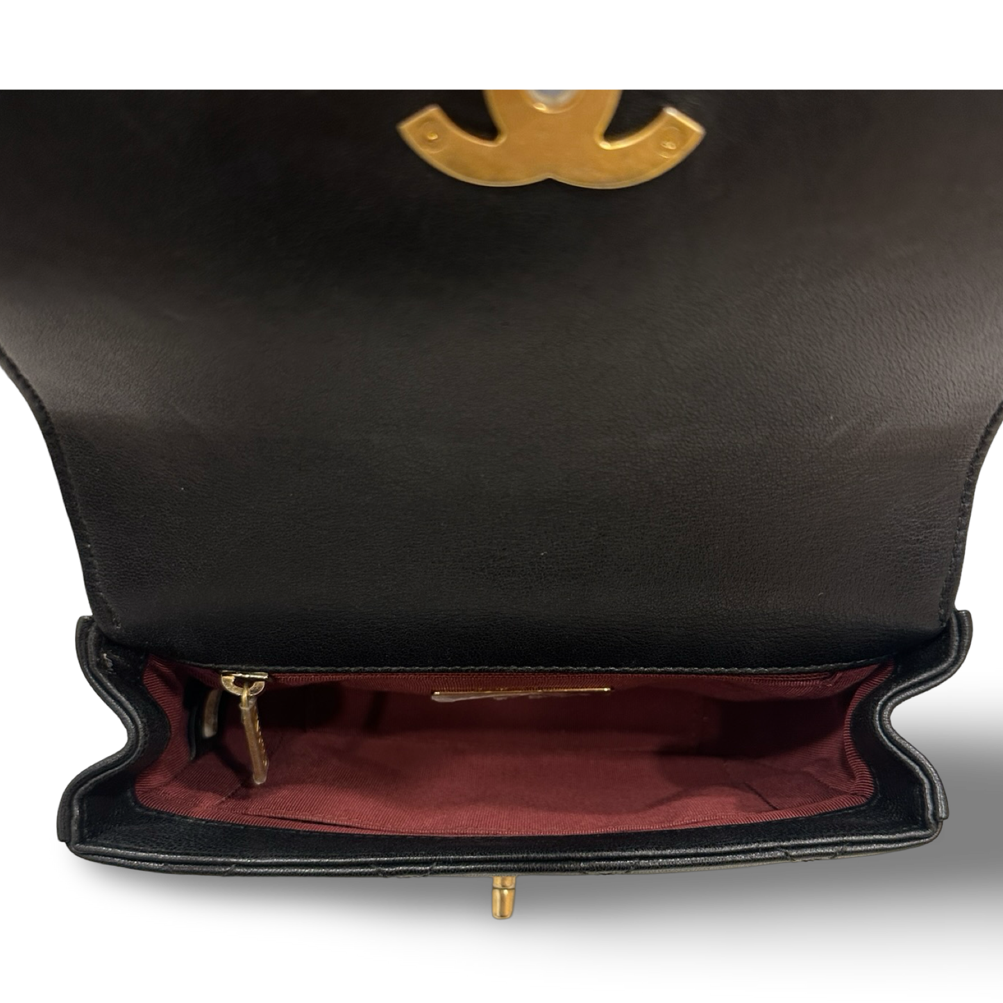 Chanel Quilted Lambskin 19 Bag Waist Pouch - GHW / Black