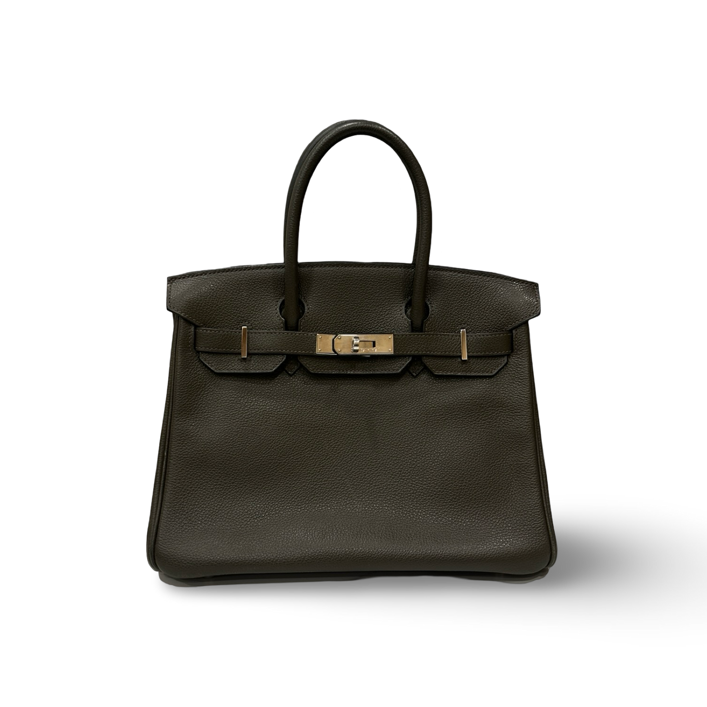 Hermes Togo Birkin 30 - Silver / Vert De Gris (O 15)